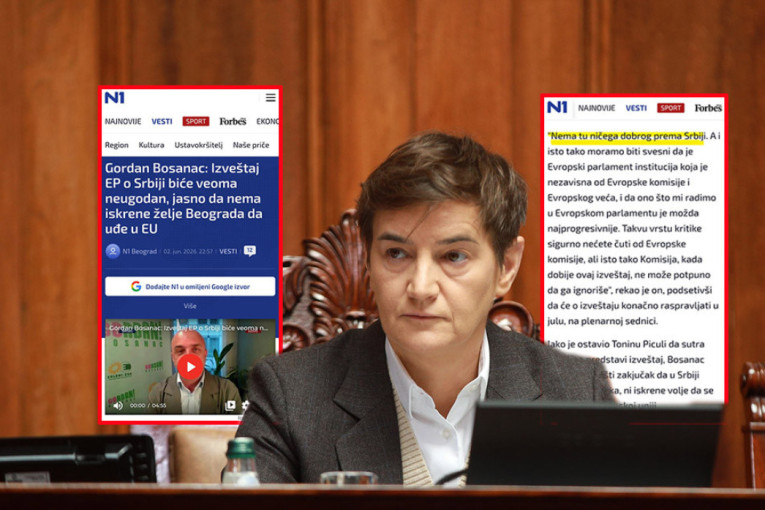 "Nema tu ništa dobro za Srbiju": Brnabićeva o izveštaju koji za EP priprema Tonino Picula (FOTO)