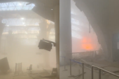 Aerodrom u dimu i kršu: Novi detalji iranskog napada na Kuvajt (VIDEO)