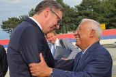 Vučić dočekao Antonija Koštu na aerodromu "Nikola Tesla"