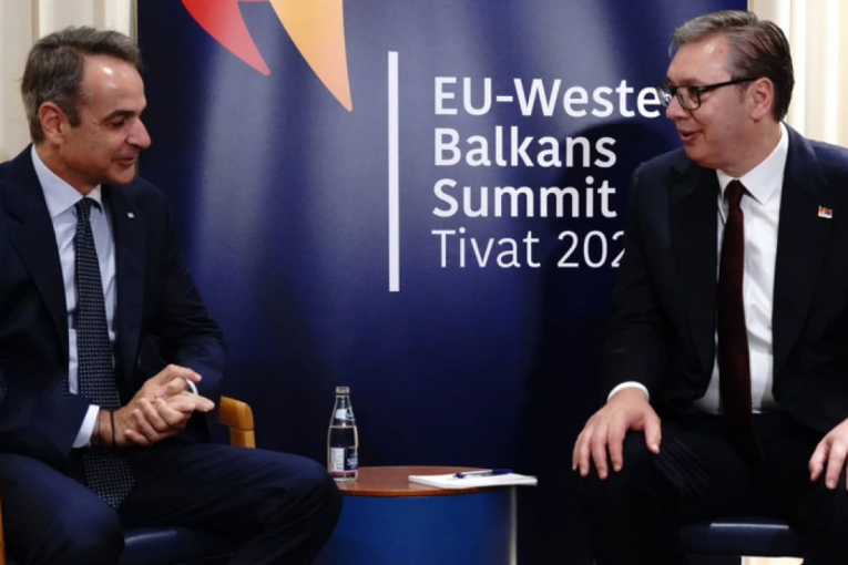 Vučić se sastao sa Kirjakosom Micotakisom u Tivtu