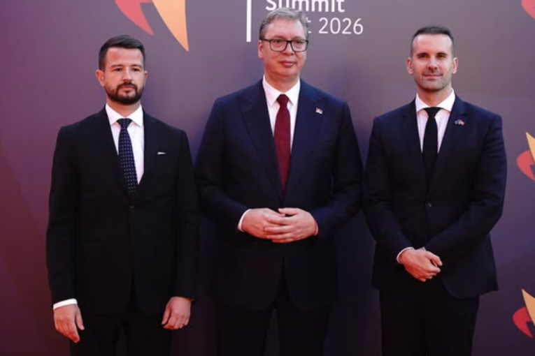 Vučić na otvaranju Samita EU-Zapadni Balkan u Tivtu sa Milatovićem i Spajićem
