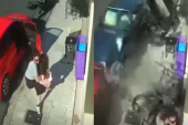 Majka spasila dete u poslednjem trenutku: Svi bruje o munjevitoj herojskoj reakciji (VIDEO)