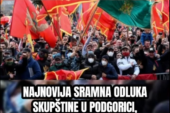 Sramna odluka Skupštine u Podgorici: Istorijsko dno koje je pronašlo svoj podrum (VIDEO)