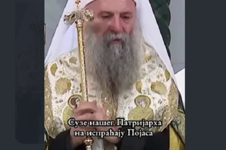 Patrijarh Porfirije u suzama ispratio Pojas Presvete Bogorodice: Više od milion vernika poklonilo se velikoj svetinji (VIDEO)