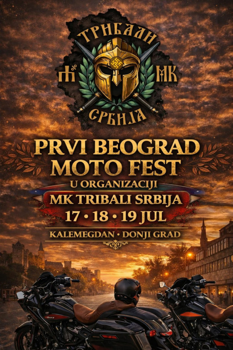 Beograd dobija prvi Moto Fest: Tri dana motora, muzike i atrakcija na Kalemegdanu