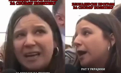 Šta reče, bre! Blokaderka bi ovako vodila spoljnu politiku naše Srbije i udarila na Ruse (VIDEO)