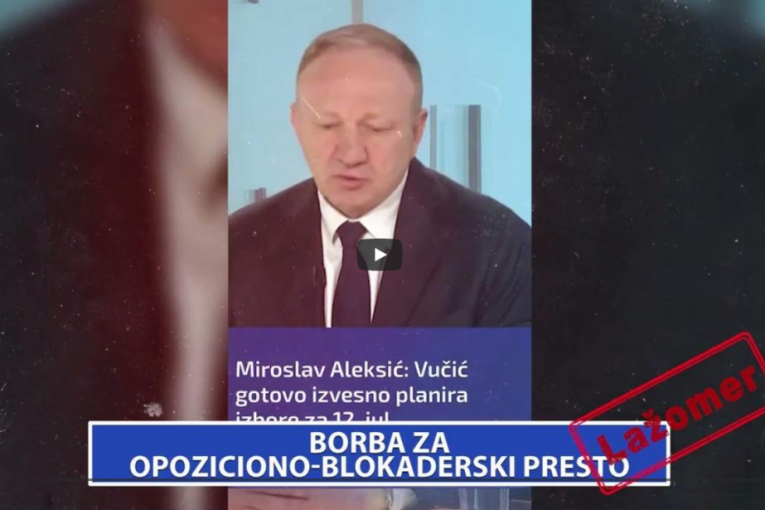 Borba za opoziciono-blokaderski presto (VIDEO)