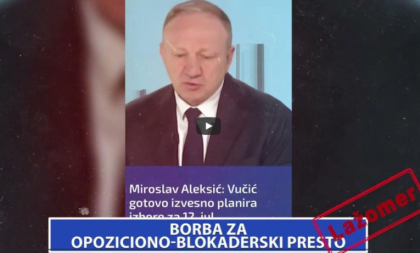 Borba za opoziciono-blokaderski presto (VIDEO)