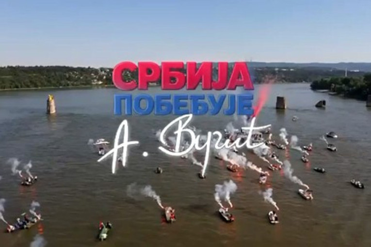 Velika regata i poruka "Srbija pobeđuje"! Novi Sad priredio prizore za pamćenje (VIDEO)
