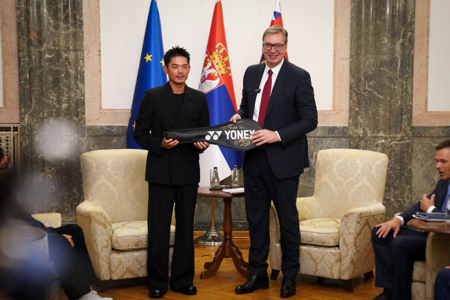 Najbolji na svetu ambasador EXPO 2027! Vučić primio Lin Dana, zvezdu badmintona (FOTO/VIDEO)
