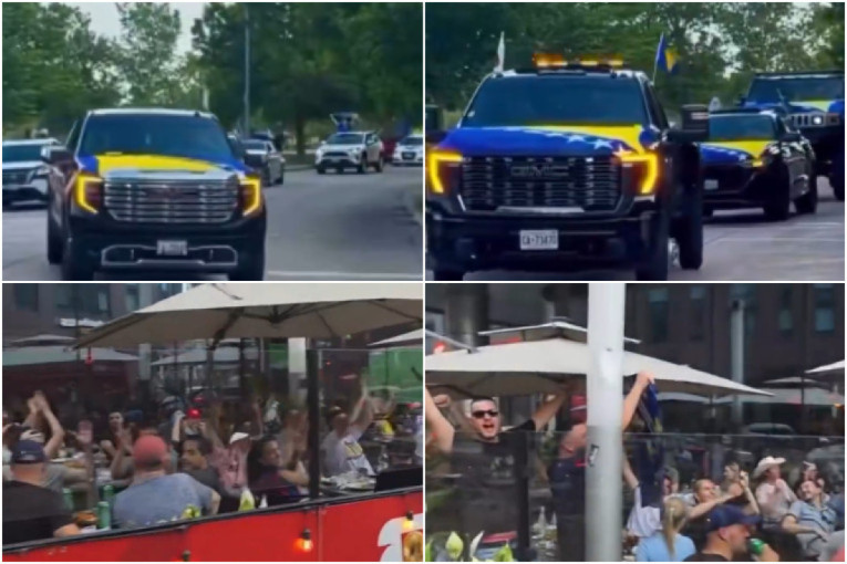 Kao da se igra negde u Bosni i Hecegovini: Navijači "zmajeva" spremni za duel sa Kanađanima (VIDEO)