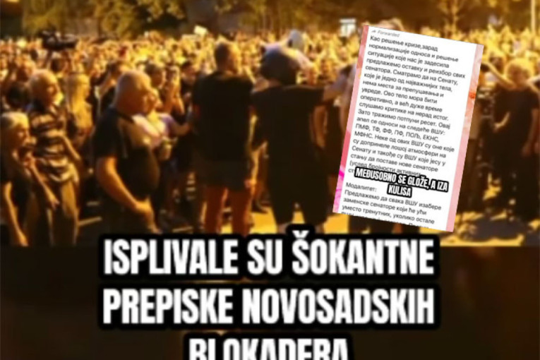 Tajne prepiske raskrinkale blokadere: Traže ostavke, čistke i obračun sa "izdajnicima"