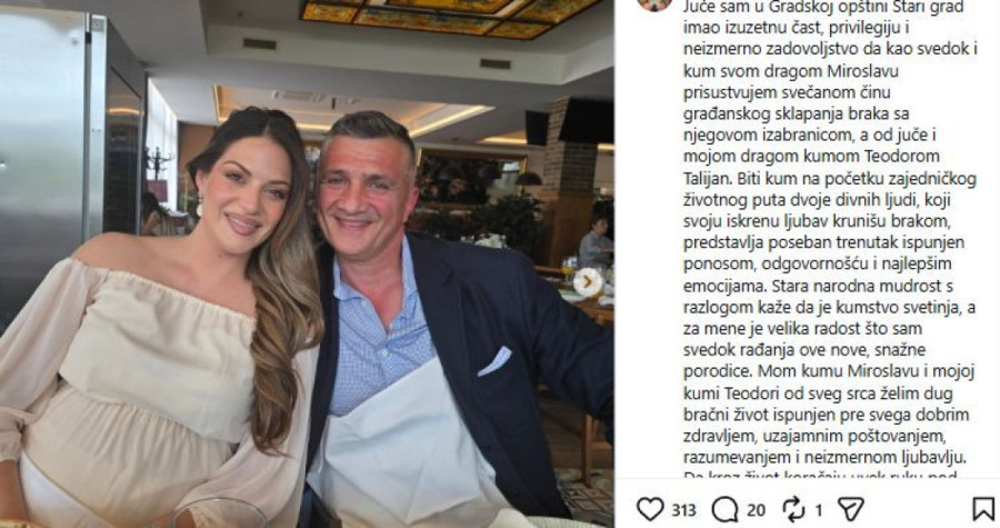 Trudna ćerka Suzane Mančić! Isplivala fotografija s građanskog venčanja (FOTO)