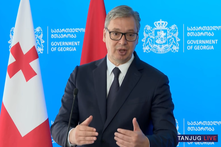 Vučić iz Gruzije: Još 15 dana za NIS