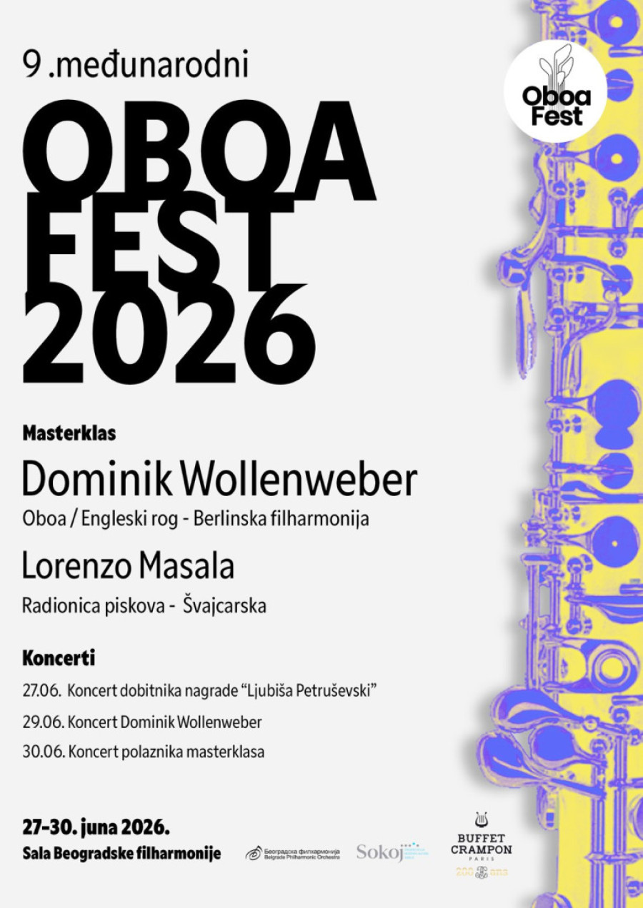 Sve je spremno za deveti Oboa Fest: Specijalni gost „najbolji engleski rog svih vremena“ (FOTO)