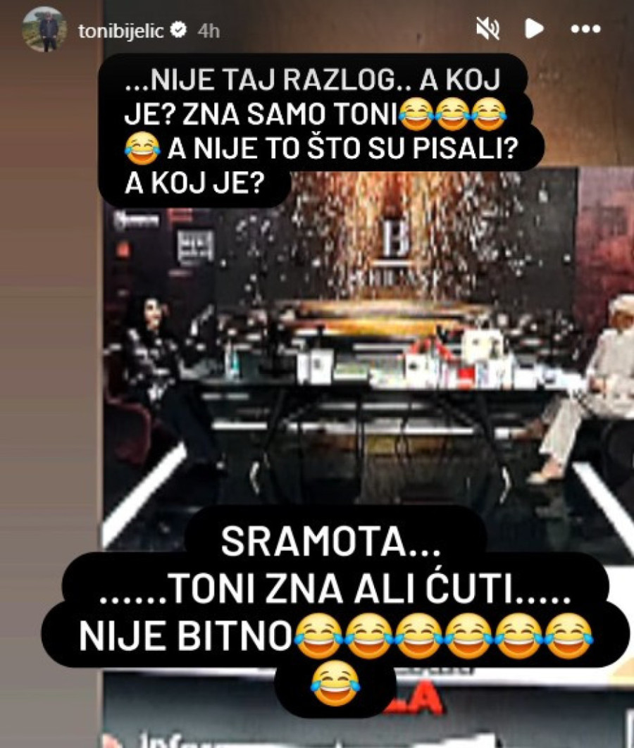 "Dosta je foliranja, sram te bilo!" Toni Bijelić se obratio Dragani Mirković šokantnom porukom: "Platila si da me pljuju"