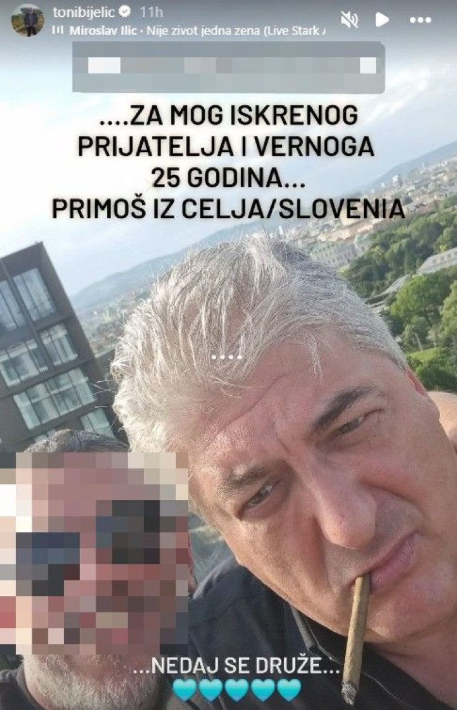 Toni Bijelić ne prestaje da provocira Draganu Mirković! Otišao u Beč, pa se oglasio: "Nije život jedna žena"
