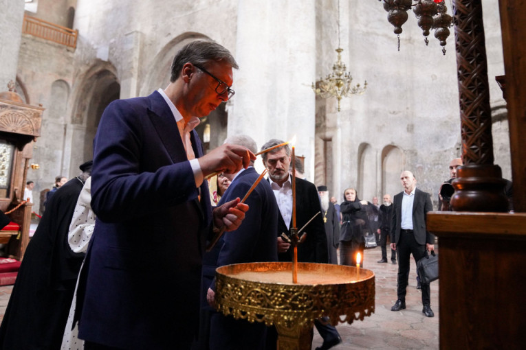 Predsednik o poseti manastiru Svetog Đorđa: Ostaće jedna od najlepših uspomena iz Gruzije (FOTO)