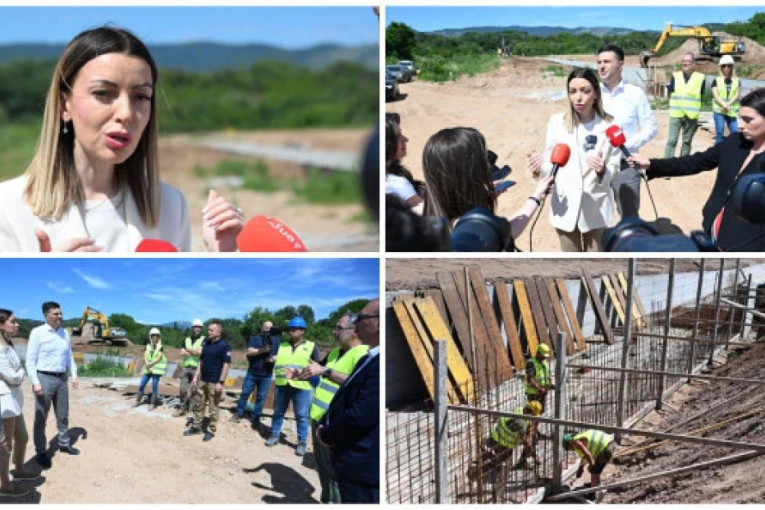 Ministarka Mesarović obišla radove u Nišu: "Strateški projekat sa višestrukim benefitima za građane"
