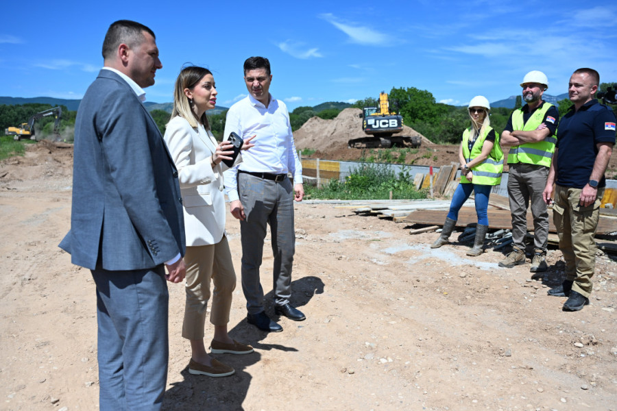 Ministarka Mesarović obišla radove u Nišu: "Strateški projekat sa višestrukim benefitima za građane"
