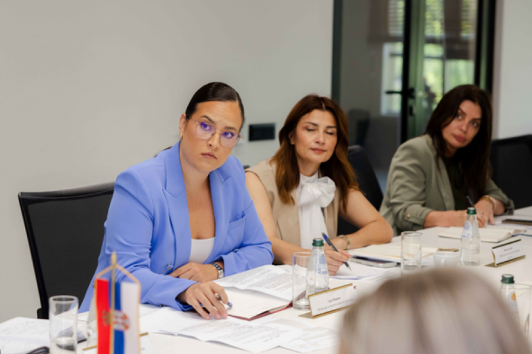 Sara Pavkov sa koleginicom iz Vlade: Fokus na projekat hidroelektrane Bistrica