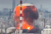 Rusi raketom pogodili sopstvenu rafineriju? Novi snimci otkrili kako je došlo do eksplozije o kojoj priča ceo svet (VIDEO)
