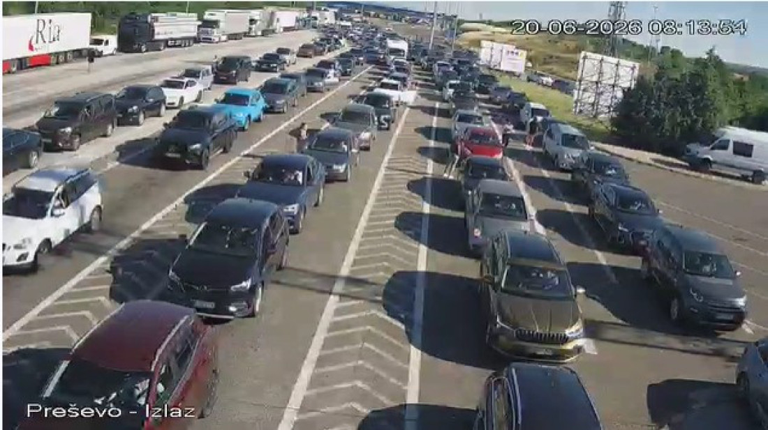 Od zore duge kolone vozila na Preševu: Velike gužve na izlazu iz Srbije, teretnjaci na Batrovcima čekaju oko dva sata