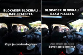 Haos u Sremskim Karlovcima: Blokaderi stali ispred automobila Bake Praseta, pogledate šta su uradili! (VIDEO)