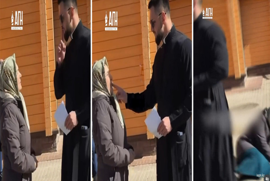Baba do babe, a sve gledaju samo njega! Vernice izgubile razum zbog zgodnog popa - jedna pala na kolena! (VIDEO)