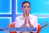 Raskol u opoziciono-blokaderskim redovima: Marinika odjavila "studentsku listu"