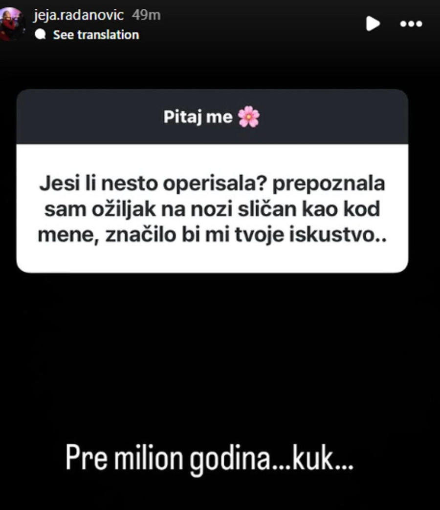 Prekinula tišinu: Žena Slobe Radanovića operisala kuk!
