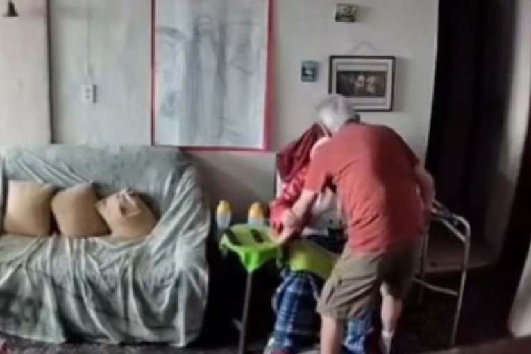 Srceparajući snimak iz Venecuele: Tokom zemljotresa muž telom štiti nepokretnu suprugu dok se sve oko njih trese! (VIDEO)