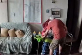 Srceparajući snimak iz Venecuele: Tokom zemljotresa muž telom štiti nepokretnu suprugu dok se sve oko njih trese! (VIDEO)