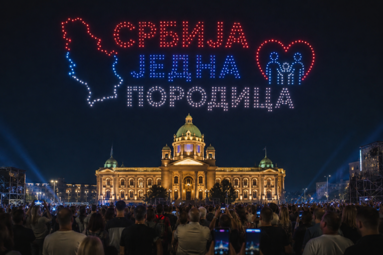Nebo iznad Beograda sutra postaje pozornica: Spektakl dronova najavljuje skup "Srbija jedna porodica"