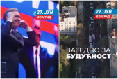 Vučić objavio novi snimak uoči sutrašnjeg skupa: "Složno za Srbiju, odlučno za naše porodice, zajedno za budućnost" (VIDEO)