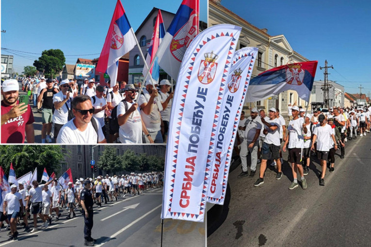 Reke ljudi stižu peške u Beograd! Srbija će se danas ujediniti!  (FOTO/VIDEO)