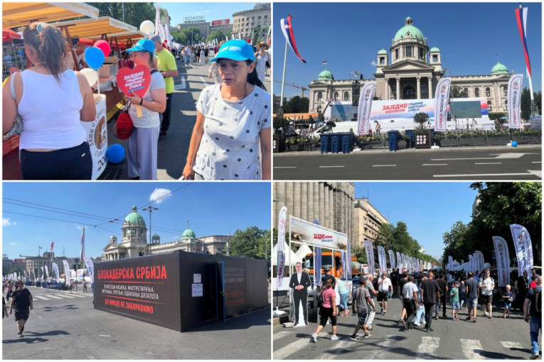 Sve je spremno, ljudi samo pristižu! Srbija će se danas ujediniti!  (FOTO/VIDEO)