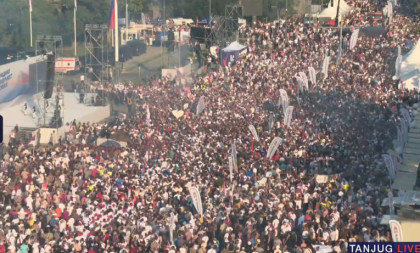 MUP objavio brojke: Na skupu "Srbija jedna porodica" prisutno 207.000 ljudi