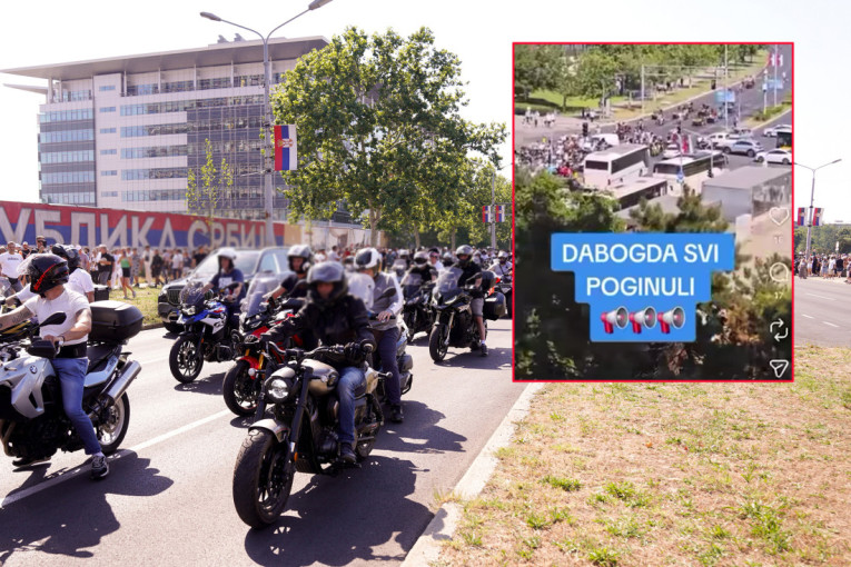 Jeziva poruka blokadera šokirala Srbiju! Bajkerima poželeo smrt jer ne misle kao on (VIDEO)