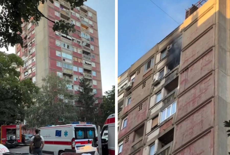 Pakao u Nišu! Odjeknula stravična eksplozija, ljudi povređeni bežali iz vatrene stihije (FOTO/VIDEO)