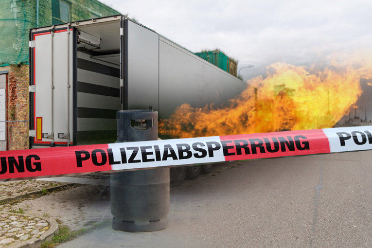 Pakao usred Austrije! Plinska boca raznela prikolicu punu srpskih vozača