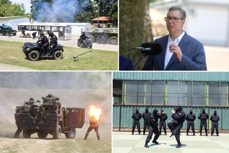 Vučić oduševljen vežbom Žandarmerije: Srbija uvek može da računa na vas! (FOTO/VIDEO)