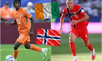 Obala Slonovače - Norveška: Diomande protiv Halanda u borbi za osminu finala! (SASTAVI)