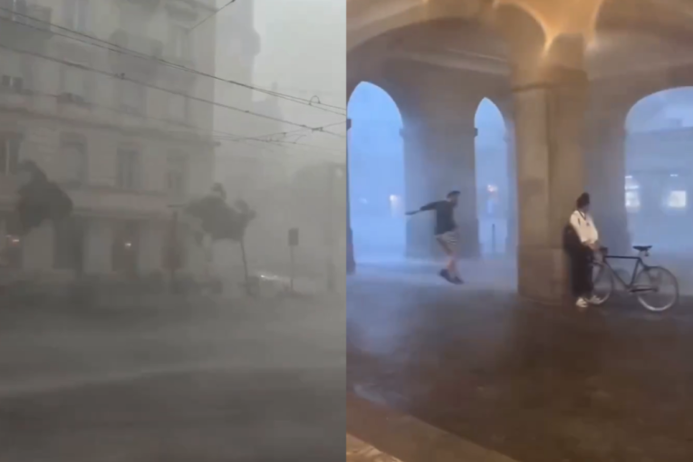 Poslo toplotnog talasa Švajcarsku zadesilo strašno nevreme: Na udaru nekoliko gradova (VIDEO)
