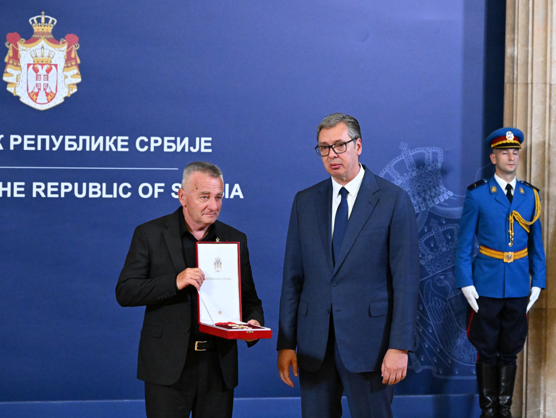Vučić na dodeli odlikovanja: Jovanović časno vršio svoju dužnost, biće upisana u istoriju Srbije (FOTO/VIDEO)