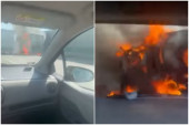 Gori kamion  na auto-putu! (VIDEO)
