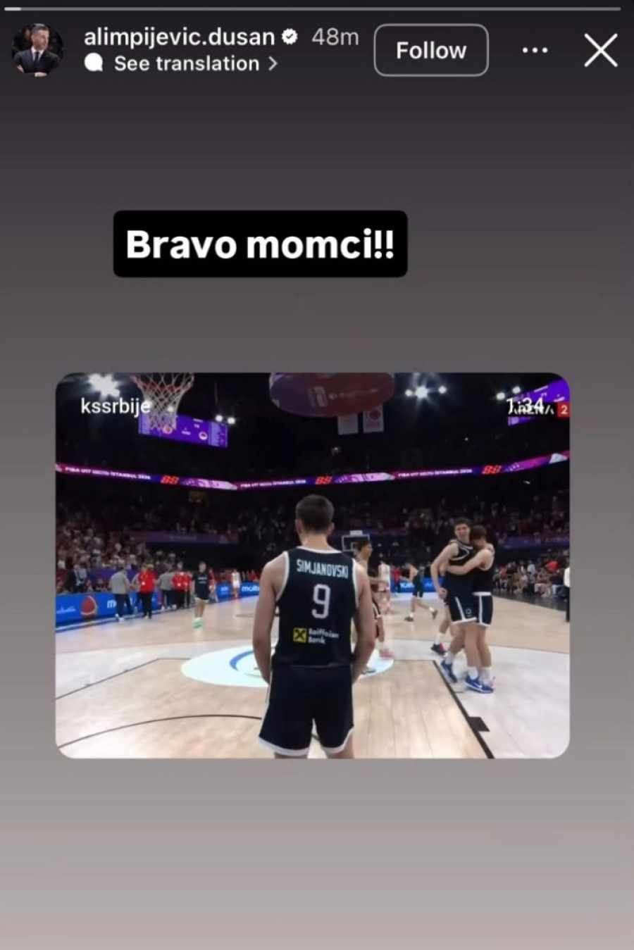 Orlići podigli srpsku košarkašku elitu na noge! Ređaju se čestitke za plasman u finale: Mladi majstori, samo napred!