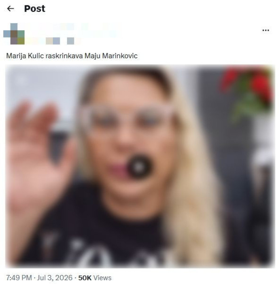 "Karton liga!" Bivša zadrugarka žestoko oplela po Maji Marinković: Da u ovu priču nije ušla, nigde je ne bi bilo!
