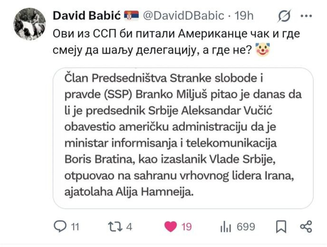 „Blokaderi bi strance pitali i gde smeju da šalju delegacije“: Blamantne izjave SSP naišle na oštro negodovanje
