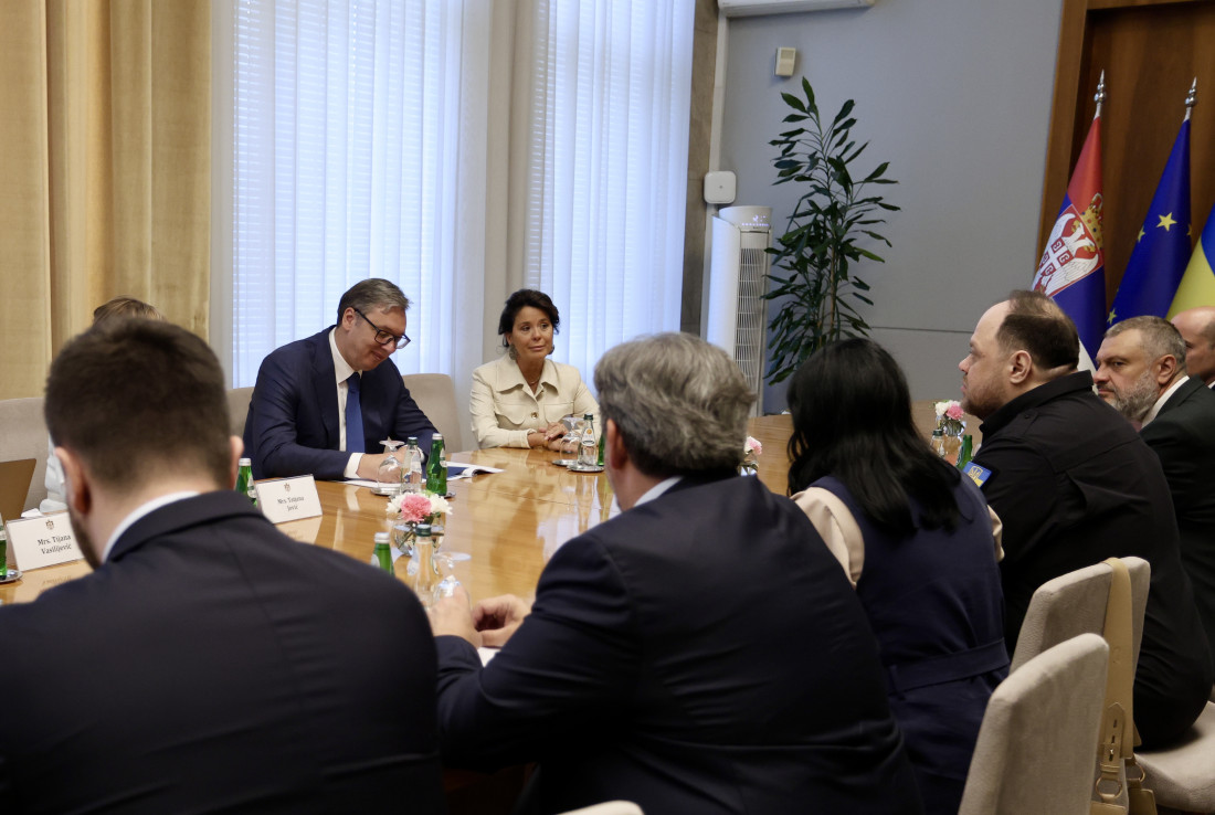 Vučić se sastao sa predsednikom Vrhovne rade Ukrajine
